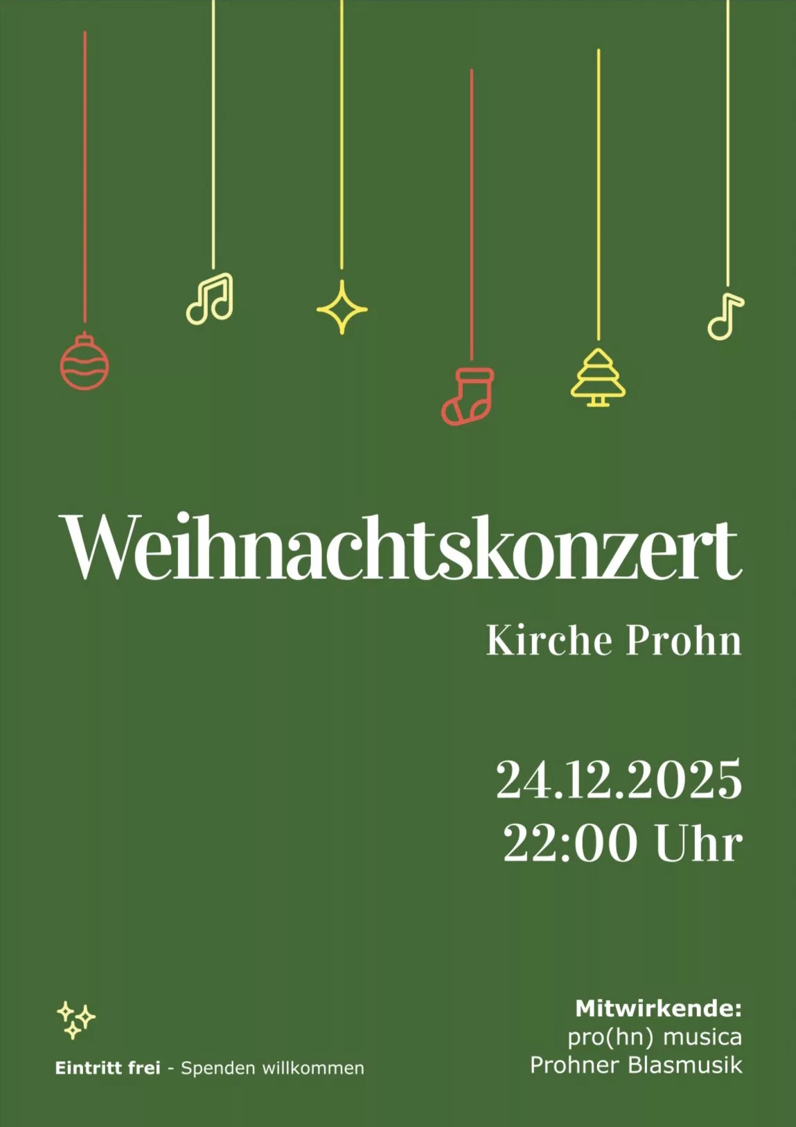 Weihnachtskonzert 2025 Weihnachtskonzert 2025